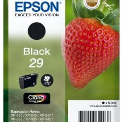 Tusz Epson C13T29814012 Singlepack black 29 Claria Home