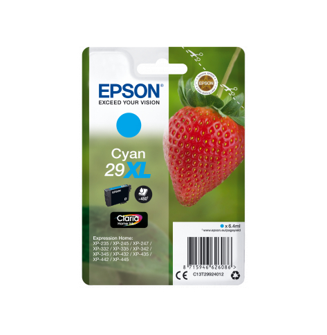 Tusz Epson C13T29924012 Singlepack cyan 29 Claria Home XL 6,4 ml