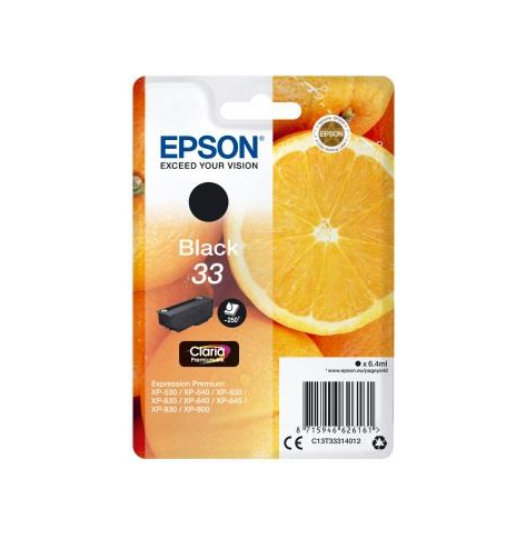 Tusz Epson EPSON C13T33314012 Singlepack black 33 Claria Premium