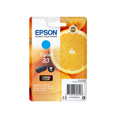 Tusz Epson C13T33424012 Premium Singlepack cyan 33