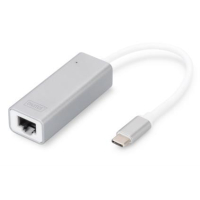 Przejściówka DIGITUS Gigabit Ethernet USB 3 typu C