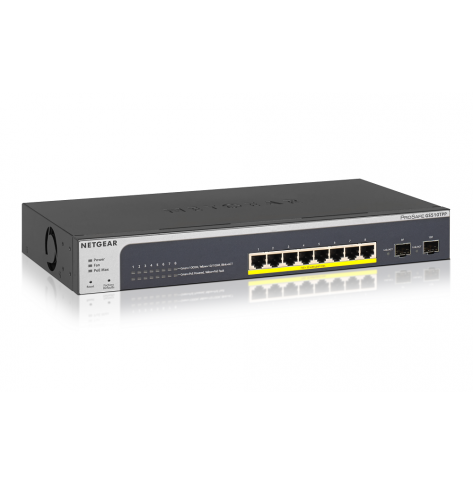 Switch Netgear ProSafe Smart 10-Port Gigabit Switch 8xPoE+ 190W 2xSFP (GS510TPP)