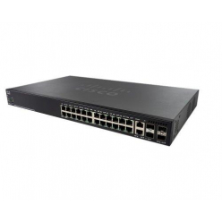 Switch sieciowy zarządzalny Cisco SG550X-24-K9-EU 24 porty 1000BaseT (RJ45)