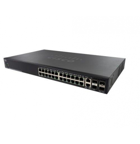 Switch sieciowy zarządzalny Cisco SG550X-24-K9-EU 24 porty 1000BaseT (RJ45)