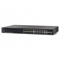 Switch sieciowy zarządzalny Cisco SG550X-24MP 24 porty 1000BaseT (RJ45)