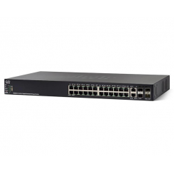 Switch sieciowy zarządzalny Cisco SG550X-24MP 24 porty 1000BaseT (RJ45)