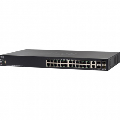 Switch sieciowy zarządzalny Cisco SG550X-24P 24 porty 1000BaseT (RJ45)