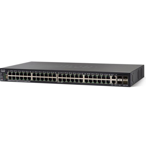 Switch sieciowy zarządzalny Cisco SG550X-48P 48 portów 1000BaseT (RJ45)