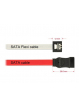 Kabel Delock SATA FLEXI 6 Gb/s 30 cm biały metalowe zaciski