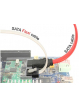 Kabel Delock SATA FLEXI 6 Gb/s 30 cm biały metalowe zaciski