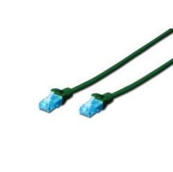 Kabel DIGITUS DK-1512-050/G patch cord UTP CAT.5E zielony 5m 15 LGW