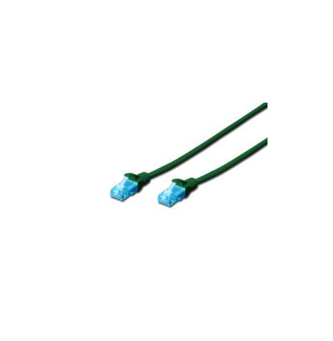 DIGITUS DK-1512-050/G Kabel Digitus patch cord UTP, CAT.5E, zielony, 5m, 15 LGW