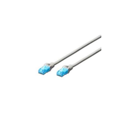 DIGITUS DK-1512-150 Kabel Digitus patch cord UTP, CAT.5E, szary, 15m, 15 LGW