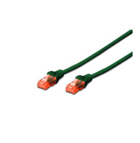 Kabel DIGITUS DK-1612-005/G patch cord UTP CAT.6 zielony 0,5m 15 LGW