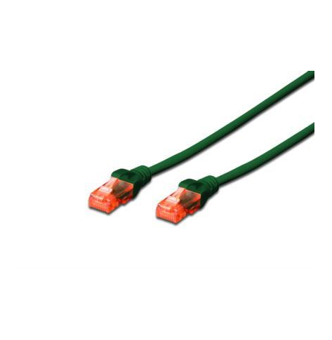 DIGITUS DK-1612-005/G Kabel Digitus patch cord UTP, CAT.6, zielony, 0,5m, 15 LGW