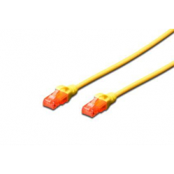 Kabel DIGITUS DK-1612-005/Y patch cord UTP CAT.6 żółty 0,5m 15 LGW