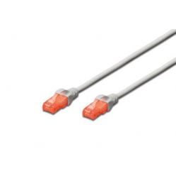 Kabel DIGITUS DK-1617-005 patch cord UTP CAT.6 szary 0,5m 15 LGW LSOH