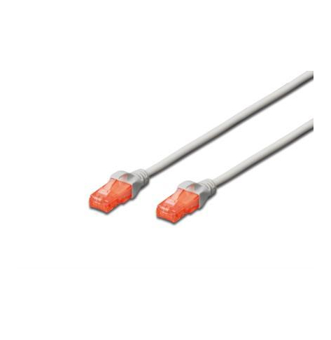 DIGITUS DK-1617-005 Kabel Digitus patch cord UTP, CAT.6, szary, 0,5m, 15 LGW LSOH