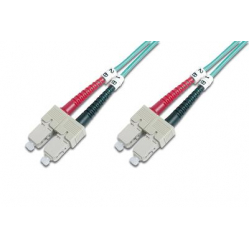 Kabel światłowodowy DIGITUS duplex MM 50/125 OM3 SC-SC 1m