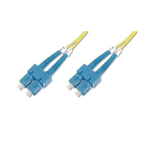Kabel światłowodowy DIGITUS DK-2922-01 duplex SM 9/125 OM2 SC-SC, 1m