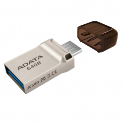 Pamięć USB Adata 64GB UC360 Micro B OTG USB 3.1 + microUSB