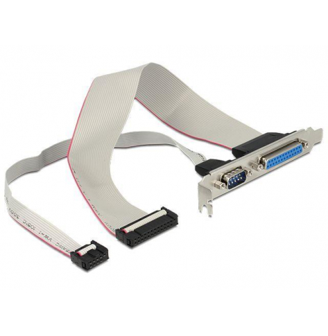 Kabel DELOCK 83445 LPT (parallel) na śledziu + COM 9PIN