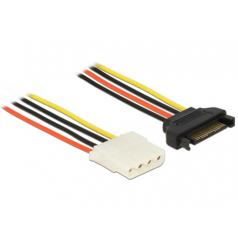 DELOCK 60136 Delock kabel SATA zasilający męski -> 4pin żeński 20cm