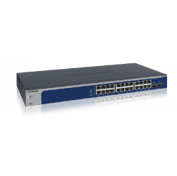 Switch smart zarządzalnhy NETGEAR XS724EM-100EUS 24-porty - 22 porty 100/1000/2.5G/5G/10GBase-T 2 porty combo 10 Gigabit SFP+