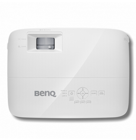 Projektor BenQ MW550 DLP 3.600ANSI Lumen WXGA 1280x800 20000:1 16:10 3D-fahig RS232 HDMI USB1x2W D-Sub Smart Eco