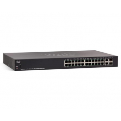 Switch zarządzalny Cisco SG250X-24-K9-EU 24 porty 1000BaseT (RJ45) 2 porty 10GBaseT (RJ45) 2 porty 10GB SFP+