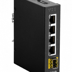 Switch sieciowy niezarządzalny D-Link DIS-100G-5SW 4 porty 10/100/1000Base 1 port 100/1000BaseSFP