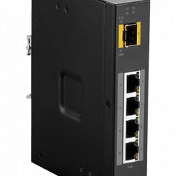 Switch sieciowy niezarządzalny D-Link DIS-100G-5PSW 4 porty 10/100/1000Base (4 PoE) 1 port 100/1000BaseSFP