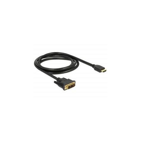 DELOCK 85586 Delock kabel DVI(M) - HDMI(M) 5,0m, czarny
