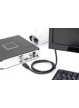 DIGITUS DK-330123-010-S Kabel HDMI HighSpeed z Ethernetem 4K 60Hz UHD Typ HDMI A/A M/M czarny 1m