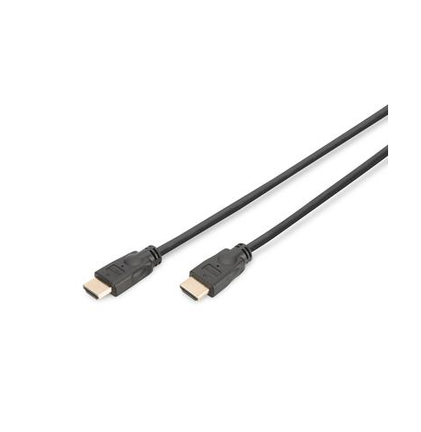 DIGITUS DK-330123-030-S Kabel HDMI HighSpeed z Ethernetem 4K 60Hz UHD Typ HDMI A/A M/M czarny 3m