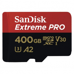 Karta pamięci SanDisk microSDXC 400GB 170/90 MB/s A2 C10 V30 UHS-I U3