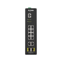 Switch sieciowy zarządzalny D-Link DIS-200G-12S 10 portów 1000BaseT (RJ45) 2 porty MiniGBIC (SFP)