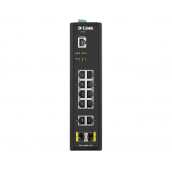 Switch sieciowy zarządzalny D-Link DIS-200G-12S 10 portów 1000BaseT (RJ45) 2 porty MiniGBIC (SFP)