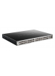 Switch wieżowy DLINK 54-porty - 48 portów 10/100/1000 (PoE) 2 porty 10 Gigabit Ethernet 4 porty 10 Gigabit SFP+