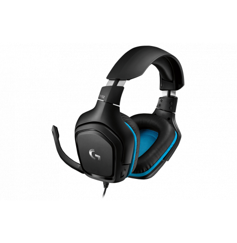 Słuchawki gamingowe Logitech G432 7.1 Surround - Black/Blue - USB