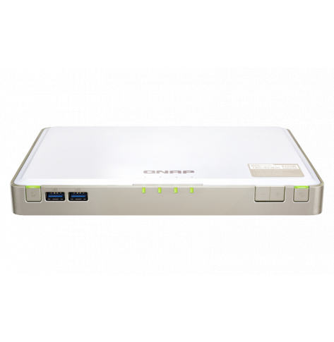 Dysk sieciowy QNAP TBS-453DX-8G QNAP 4-Bay M.2 TurboNAS, Intel 4C 1,5 GHz, 8GB, 1xGbE LAN, 1x10Gb LAN, 1x65W