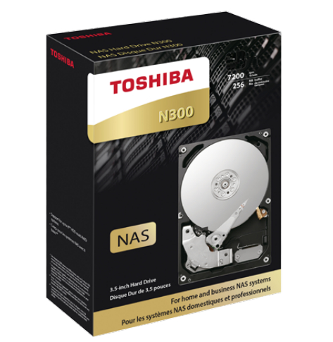 Dysk serwerowy Toshiba N300, 3.5, 12TB, SATA/600, 7200RPM, 256MB cache, BOX