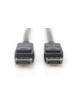 Kabel ASM AK-340106-010-S Kabel DisplayPort z zatrzaskami 8K 30Hz UHD Typ DP/DP M/M czarny 1m