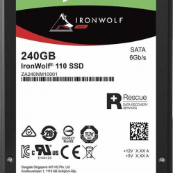 Dysk serwerowy Seagate IronWolf 110 SSD 2.5, 240GB, SATA/600, 560/345 MB/s, 7mm, 3D NAND