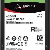 Dysk serwerowy Seagate IronWolf 110 SSD 2.5, 480GB, SATA/600, 560/535 MB/s, 7mm, 3D NAND