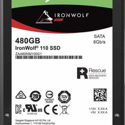Dysk serwerowy Seagate IronWolf 110 SSD 2.5, 480GB, SATA/600, 560/535 MB/s, 7mm, 3D NAND