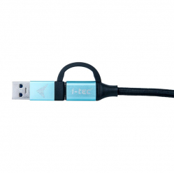 Kabel i-tec USB-C do USB-C z adapterem USB 3.0 1m 4K Power Delivery