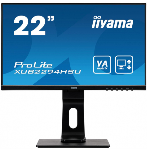 Monitor Iiyama XUB2294HSU-B1 21.5 VA FHD HDMI DP głośniki
