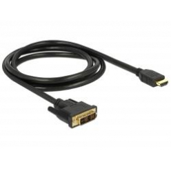 DELOCK 85584 Delock kabel DVI(M) - HDMI(M) 2,0m, czarny