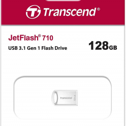 Pamięć USB TRANSCEND 128GB USB3.1 Pen Drive Silver